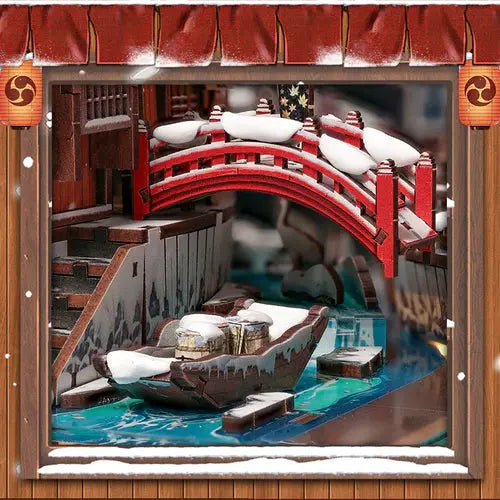 Book Nook Kyoto Snow Whisper Crafterra