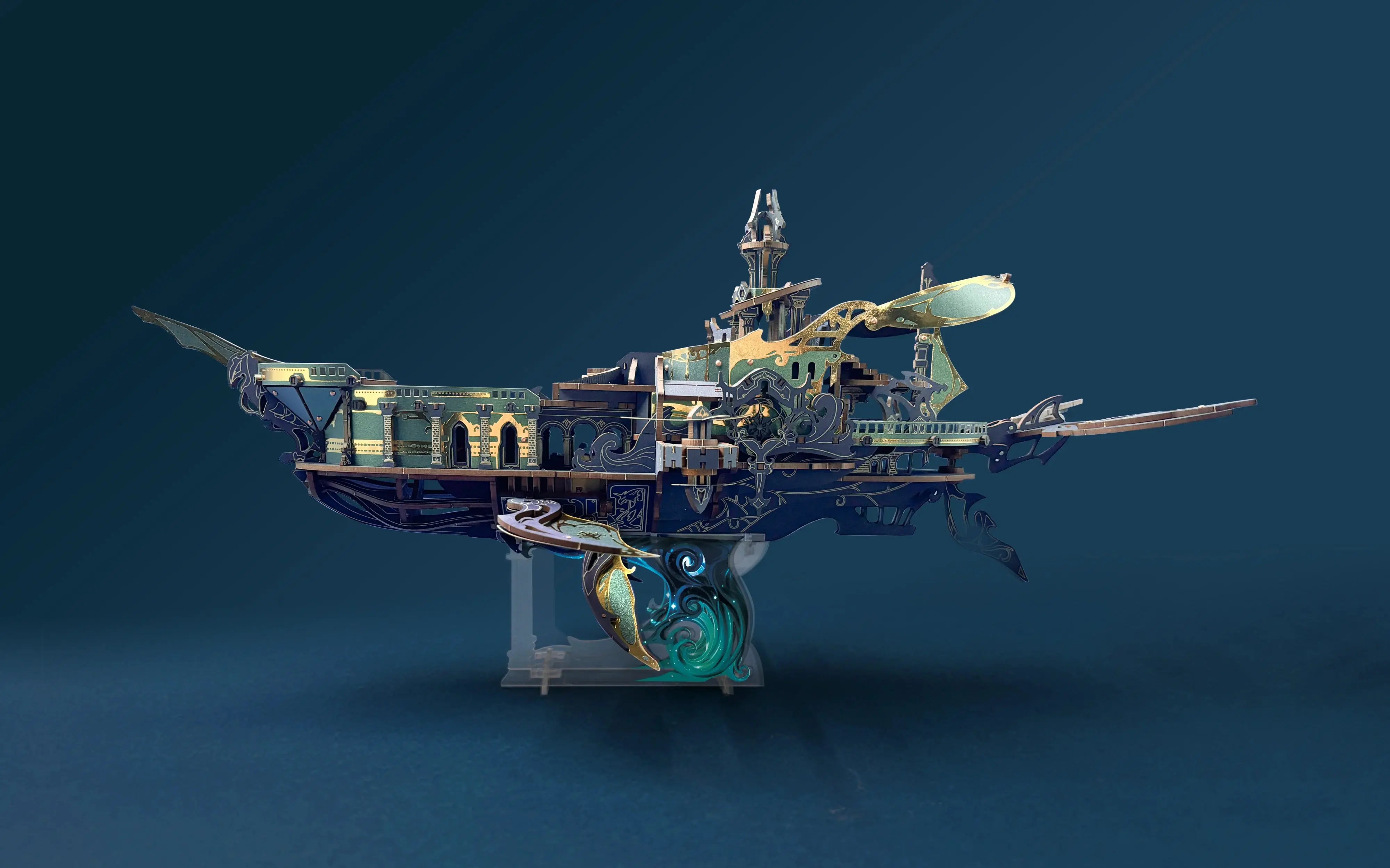 Puzzle 3D Whale Ark of the Universe - Crafterra