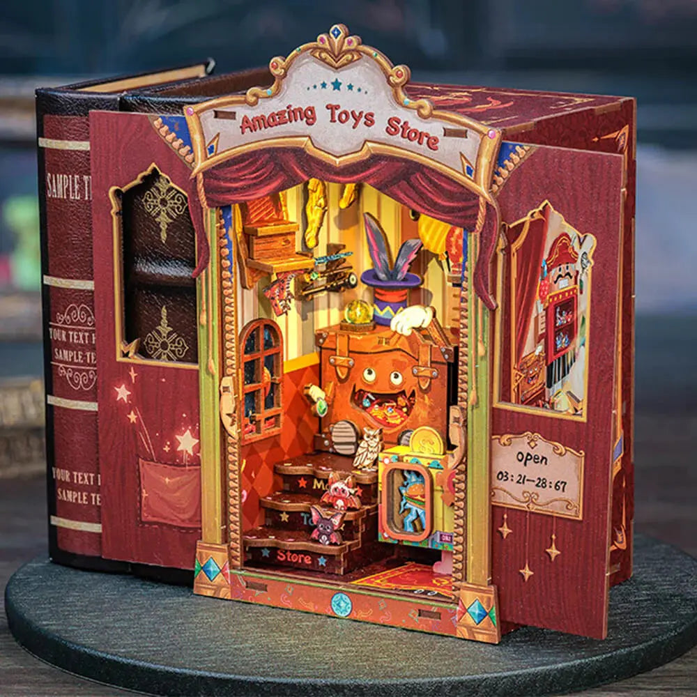 Book Nook Amazing Toys Store Crafterra