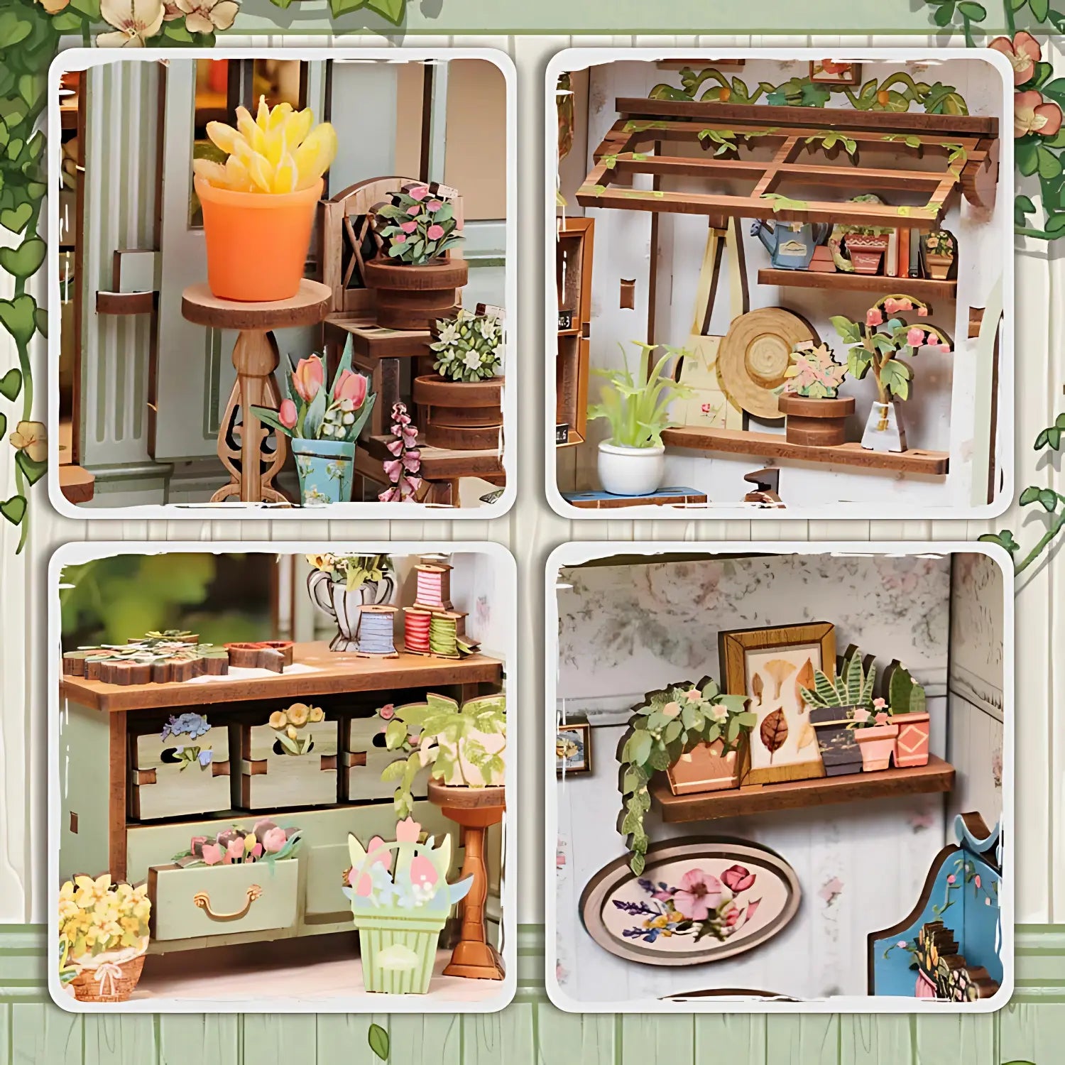 Book Nook Champs-Elysees Florist - Crafterra