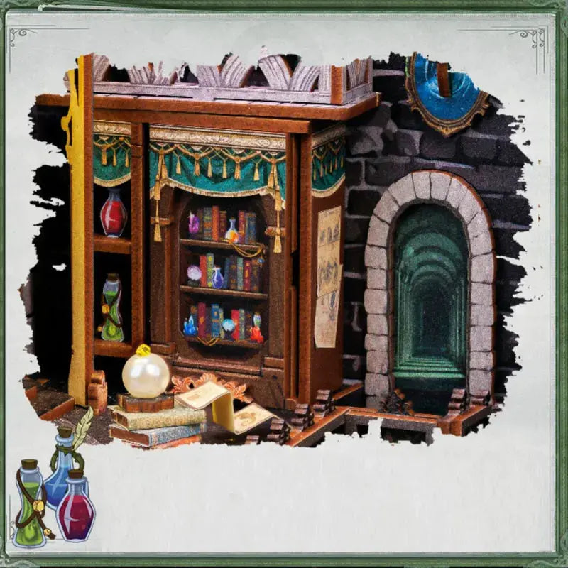 Book Nook Darkness Common Room - Crafterra