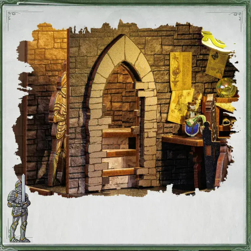 Book Nook Darkness Common Room - Crafterra