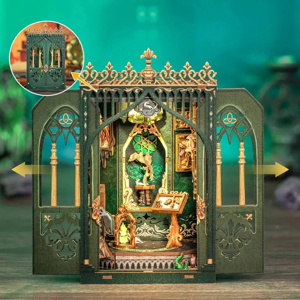 Book Nook Darkness Herbarium - Crafterra