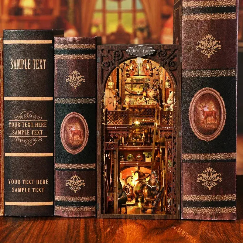 Book Nook Dwarf's House - Crafterra