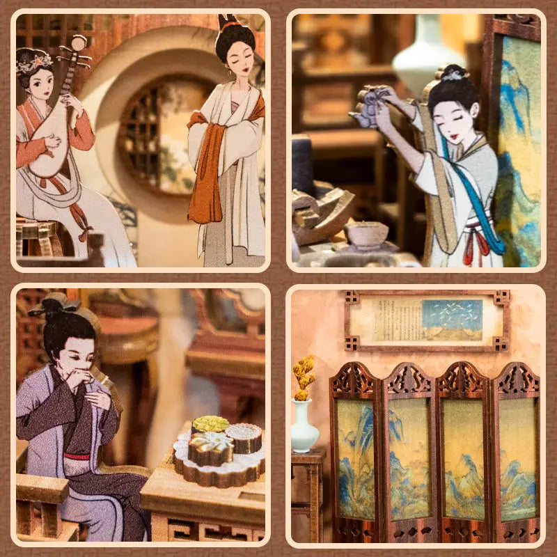 Book Nook Elegant Song Dynasty - Crafterra