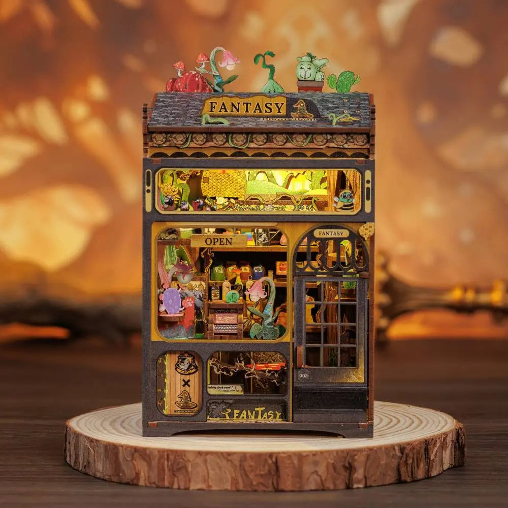 Book Nook Fantasy Plant Shop II Crafterra