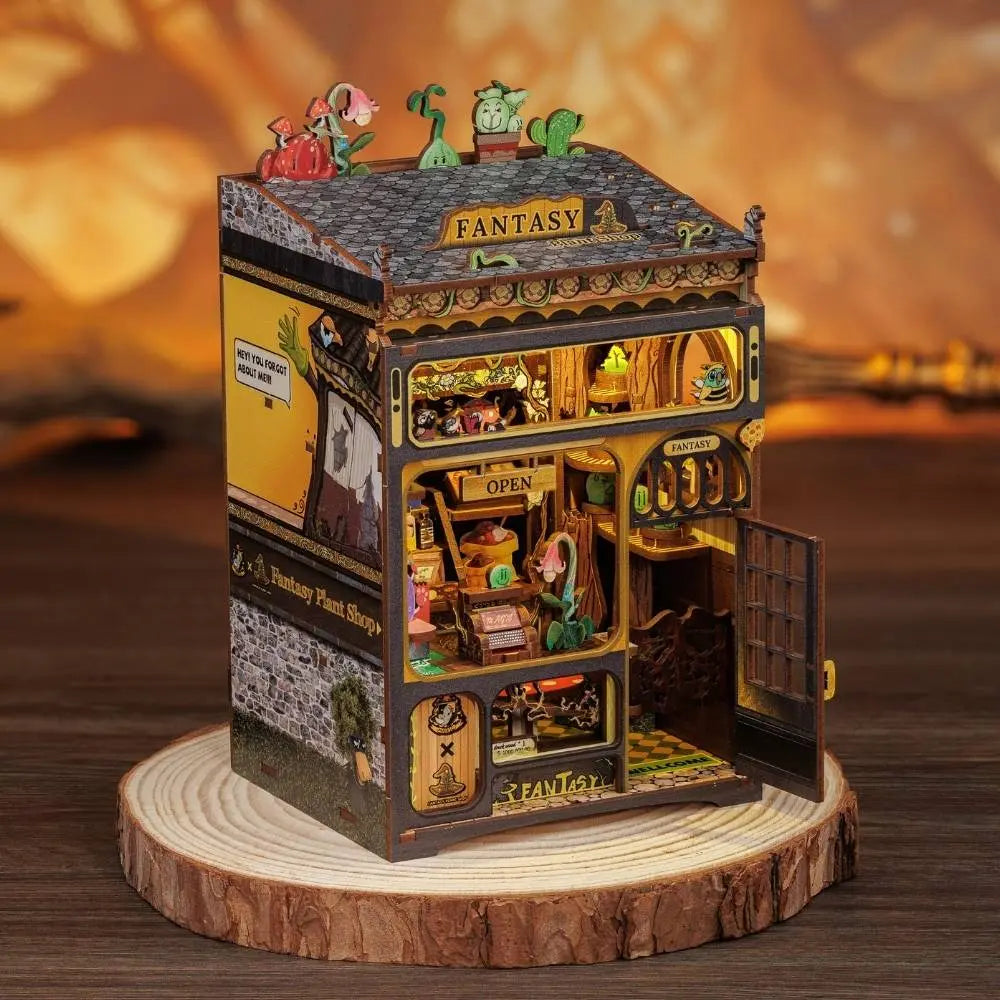 Book Nook Fantasy Plant Shop II Crafterra