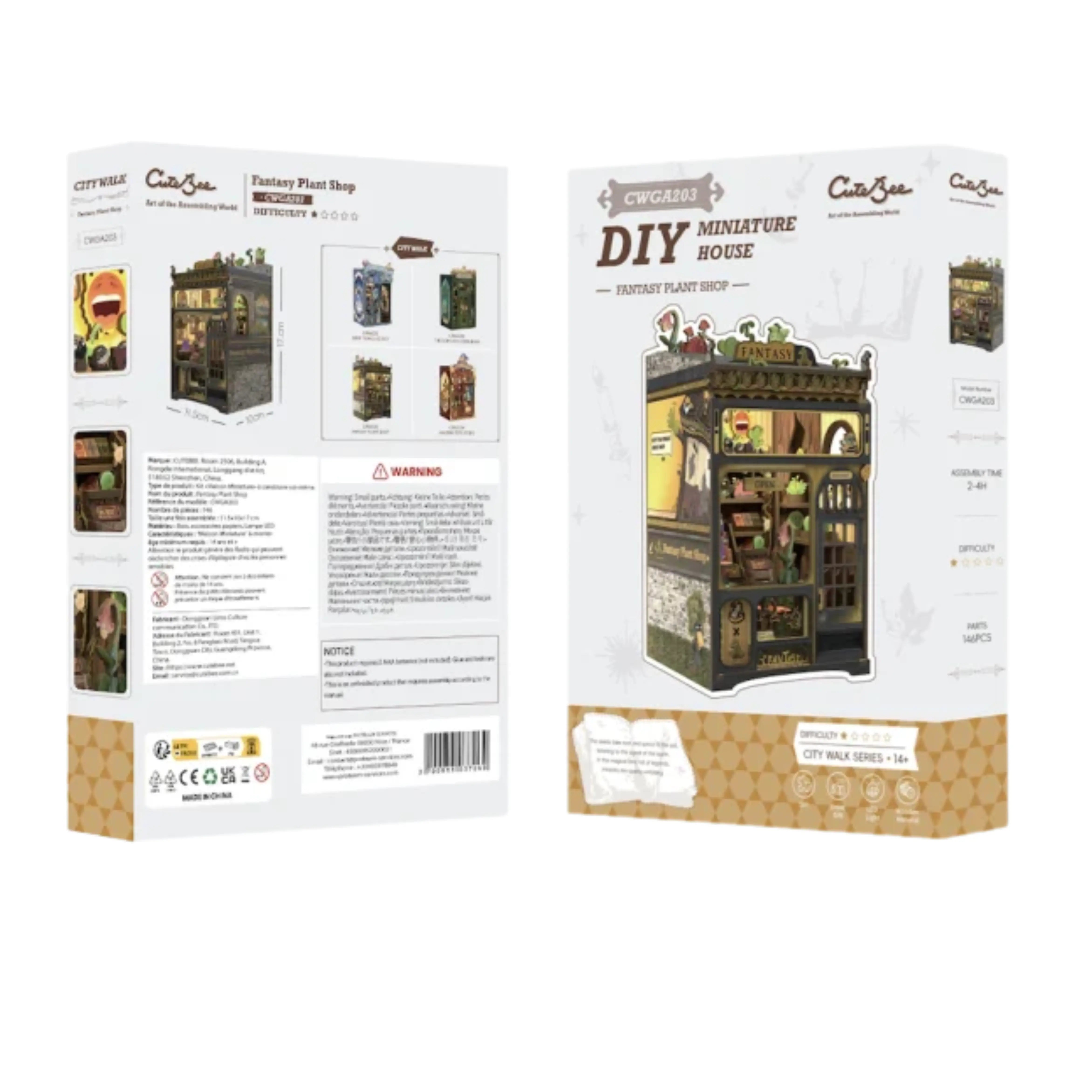 Book Nook Fantasy Plant Shop II Crafterra