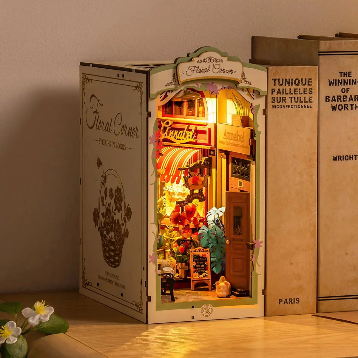 Book Nook Floral Corner - Crafterra