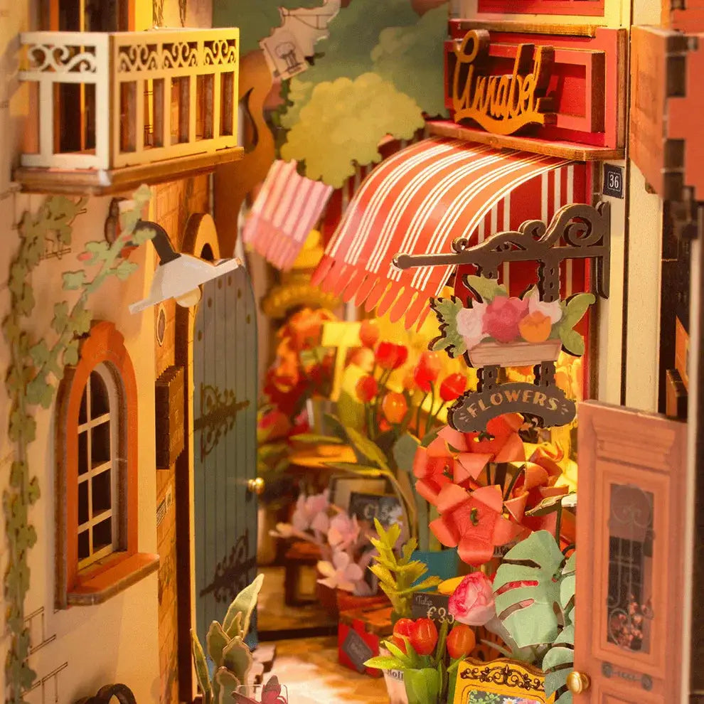 Book Nook Floral Corner - Crafterra