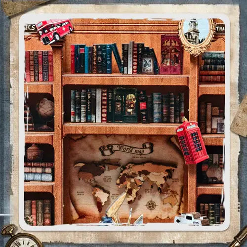 Book Nook Journey Trace Bookshop - Crafterra