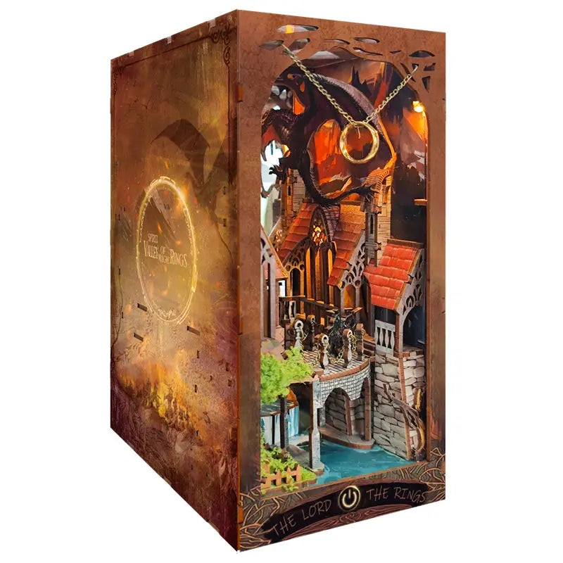 Book Nook Le Seigneur Des Anneaux - Crafterra