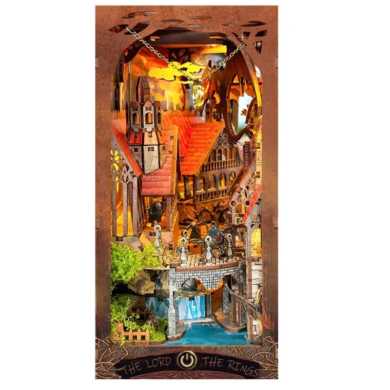 Book Nook Le Seigneur Des Anneaux - Crafterra
