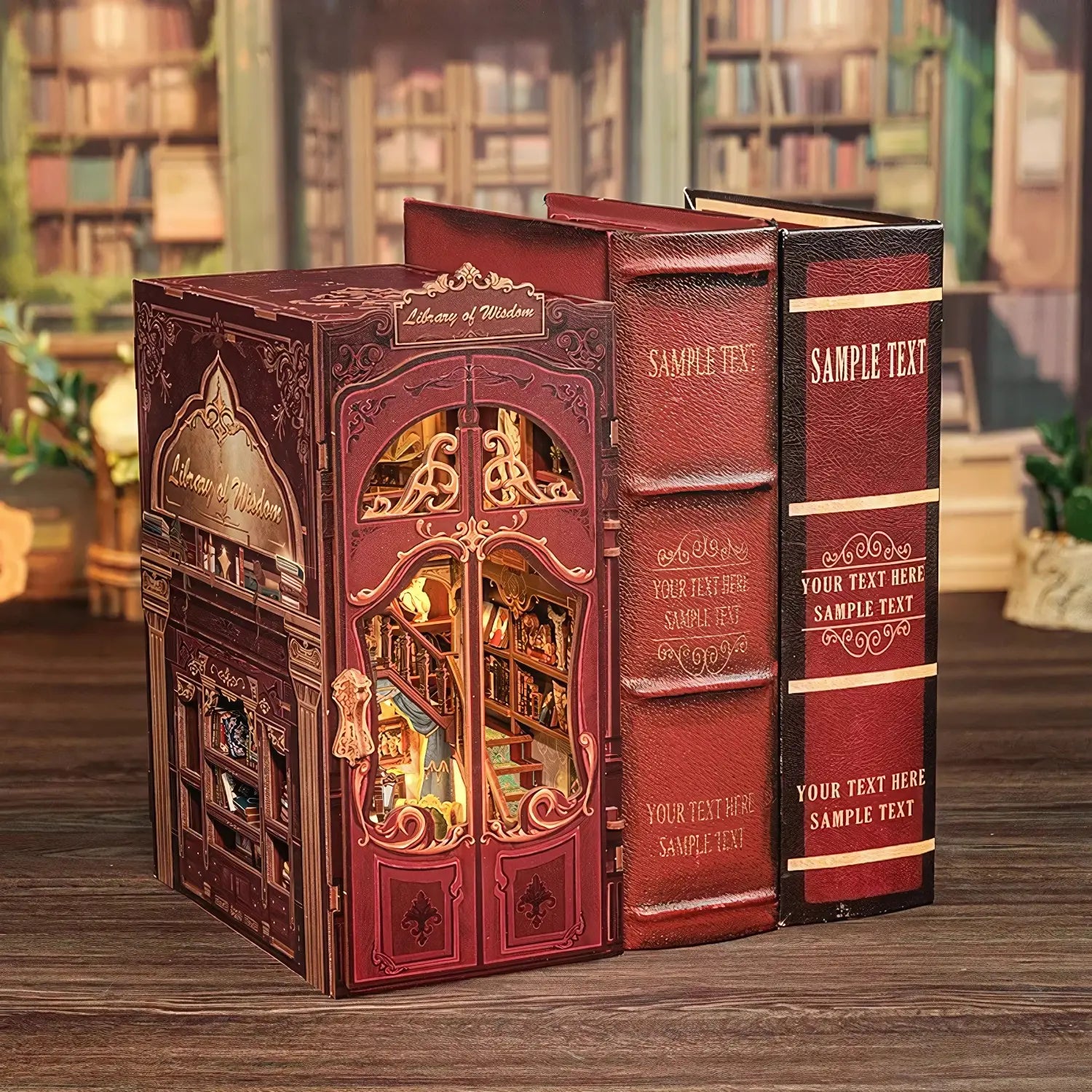 Book Nook Library of Wisdom - Crafterra
