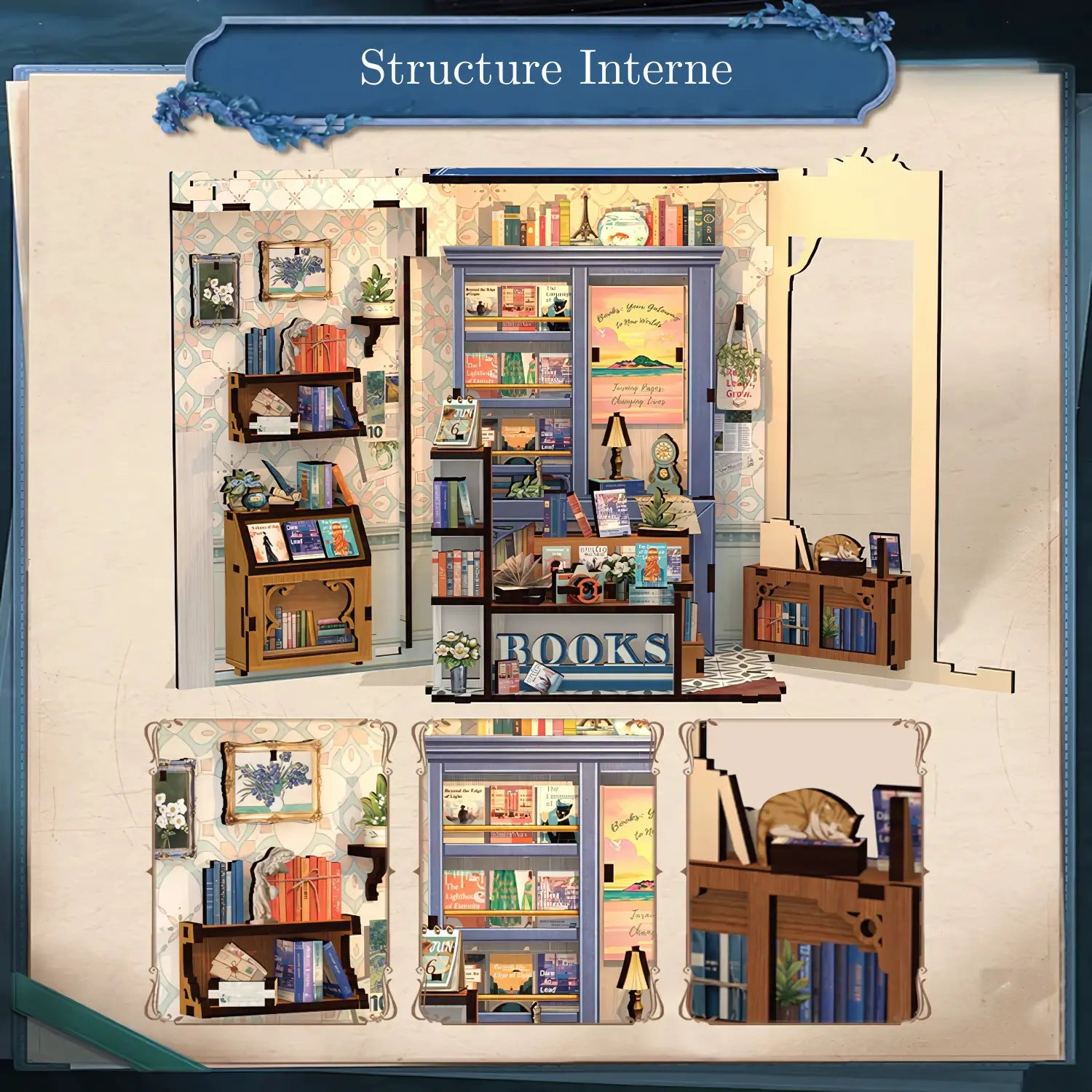 Book Nook Literature Bookstore Crafterra