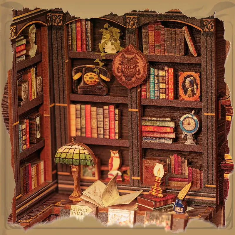 Book Nook Owl Bookstore - Crafterra