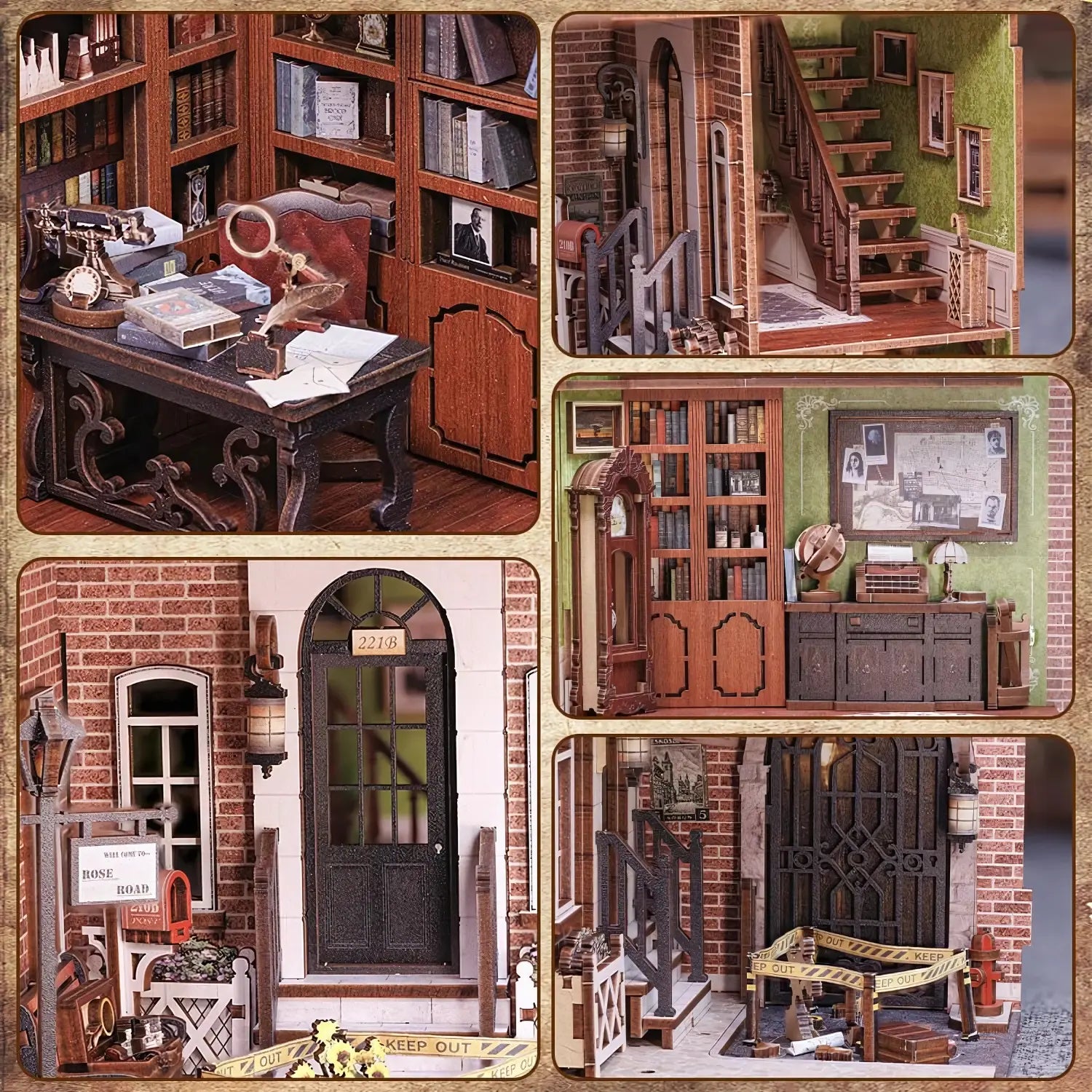 Book Nook Rose Detective Agency Crafterra