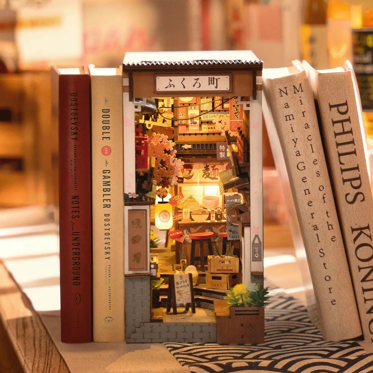 Book Nook Sakura Wine Alley - Crafterra