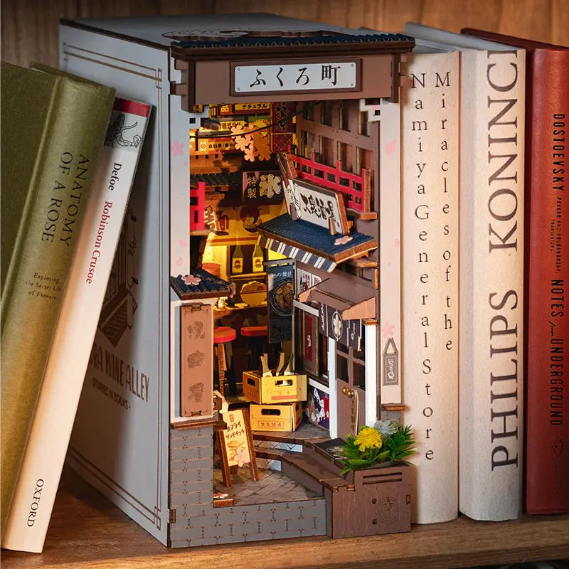 Book Nook Sakura Wine Alley - Crafterra