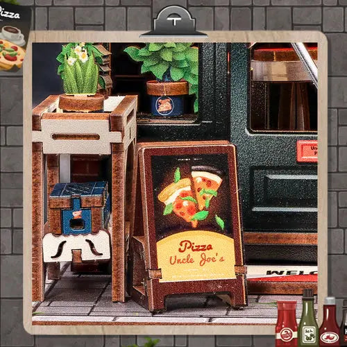 Book Nook Uncle Joe's Pizzeria - Crafterra