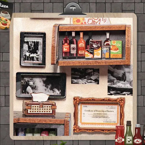 Book Nook Uncle Joe's Pizzeria - Crafterra