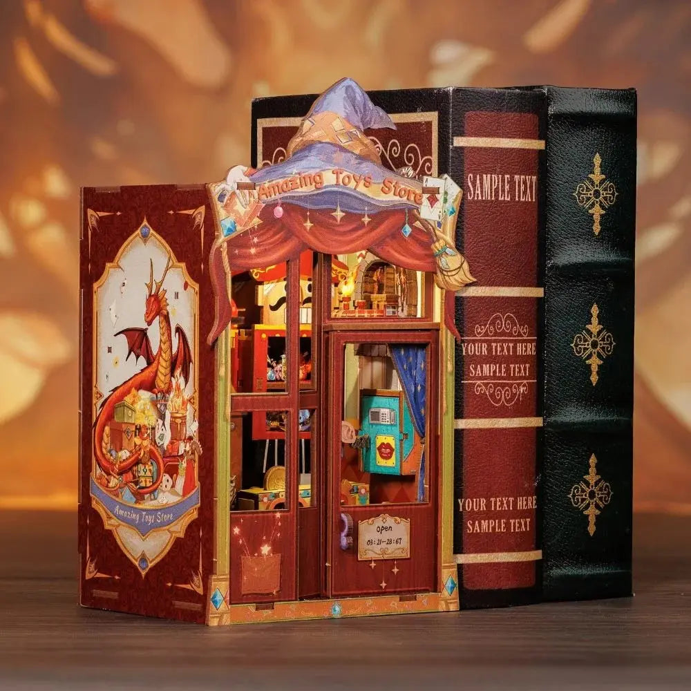 Book Nook Amazing Toys Store II - Crafterra