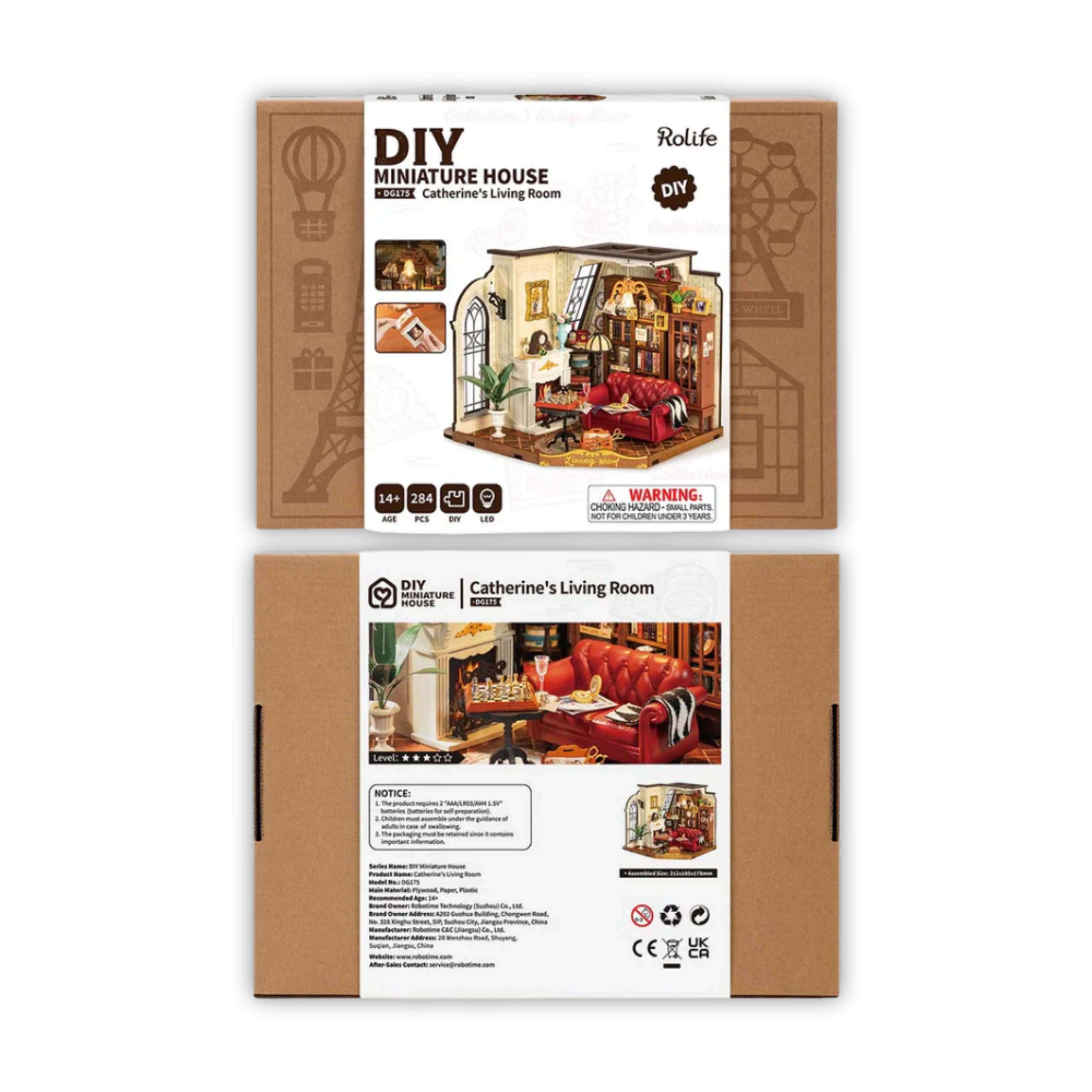 Maison Miniature Catherine's Living Room Crafterra