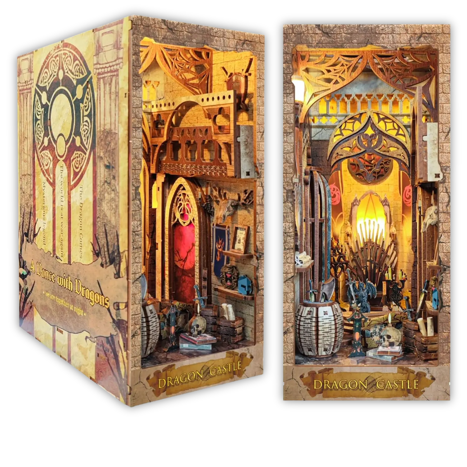 Book Nook Dragon Castle - Crafterra
