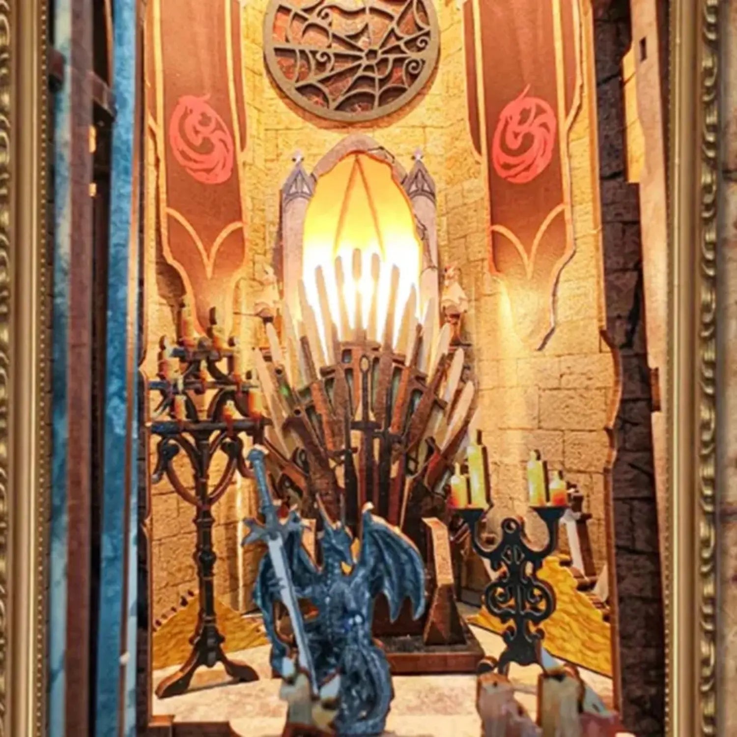 Book Nook Dragon Castle - Crafterra