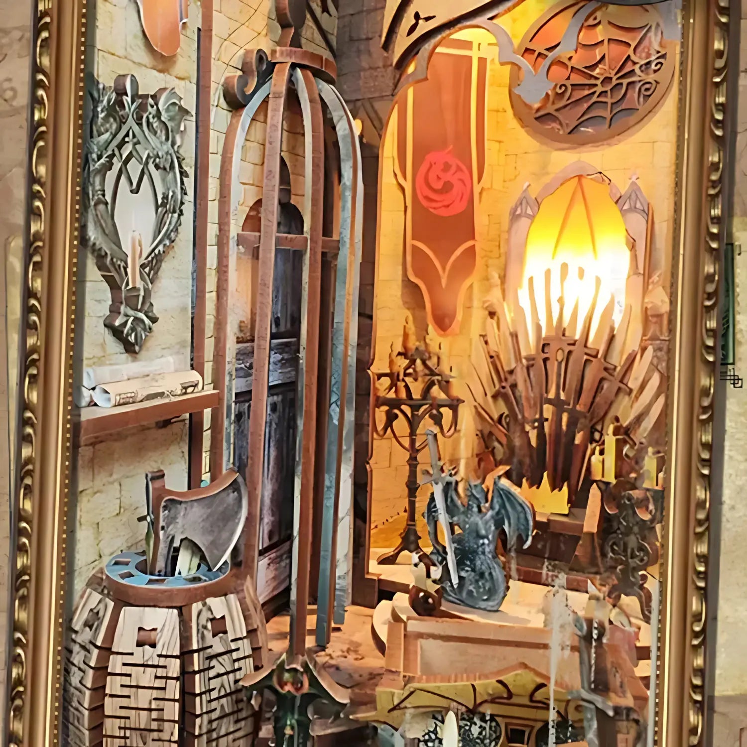 Book Nook Dragon Castle - Crafterra
