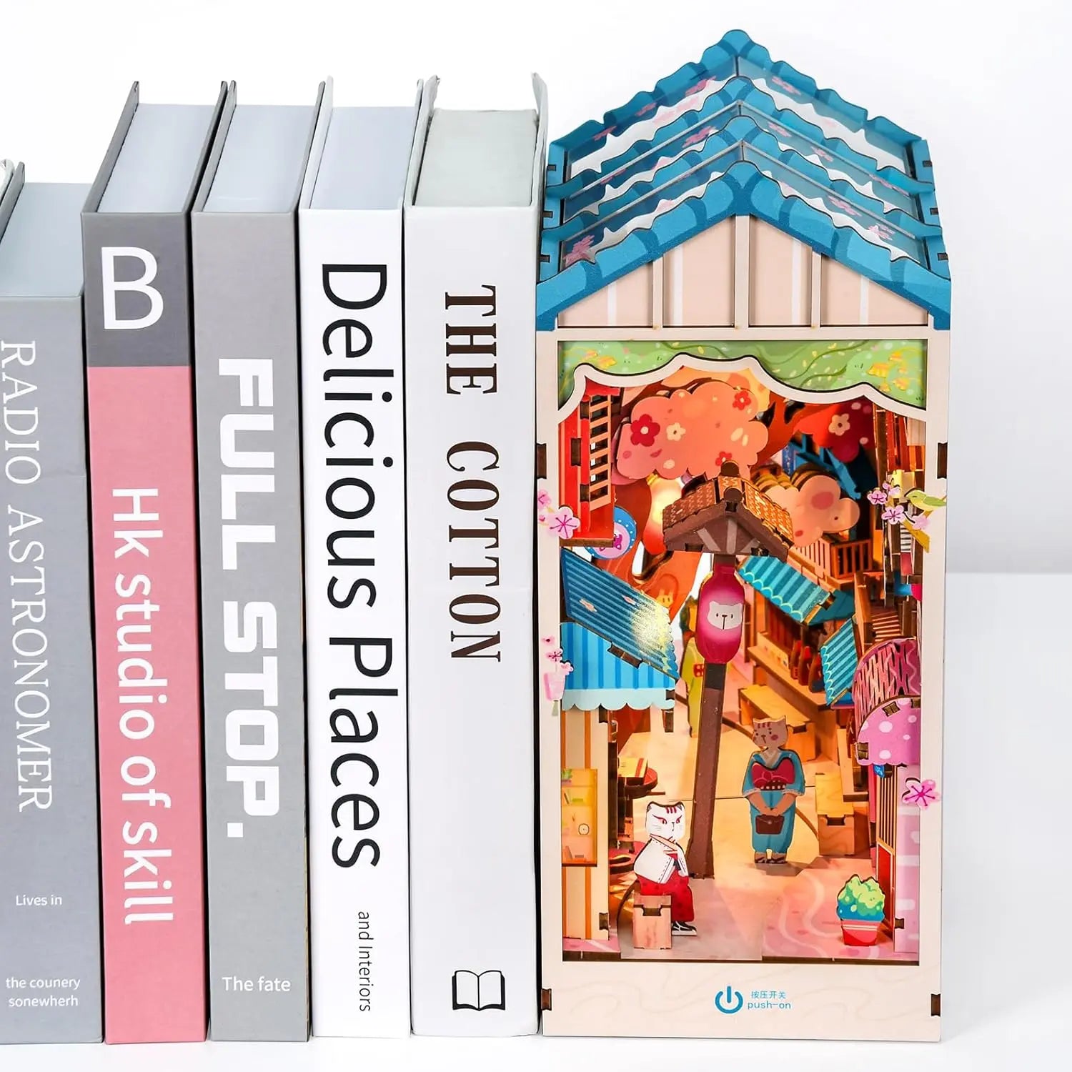 Book Nook Cat Grocery - Crafterra