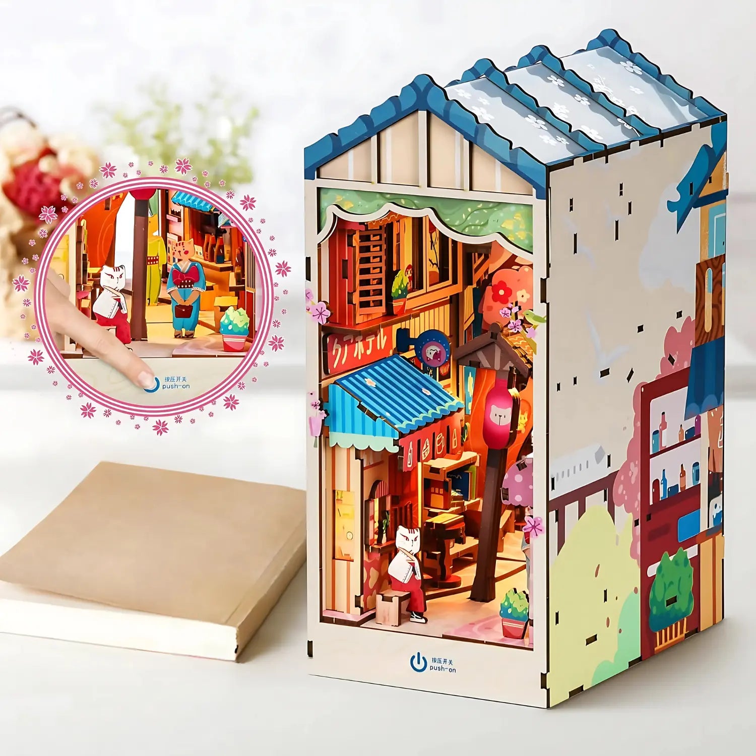 Book Nook Cat Grocery - Crafterra