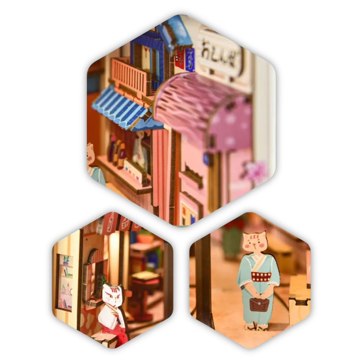 Book Nook Cat Grocery - Crafterra