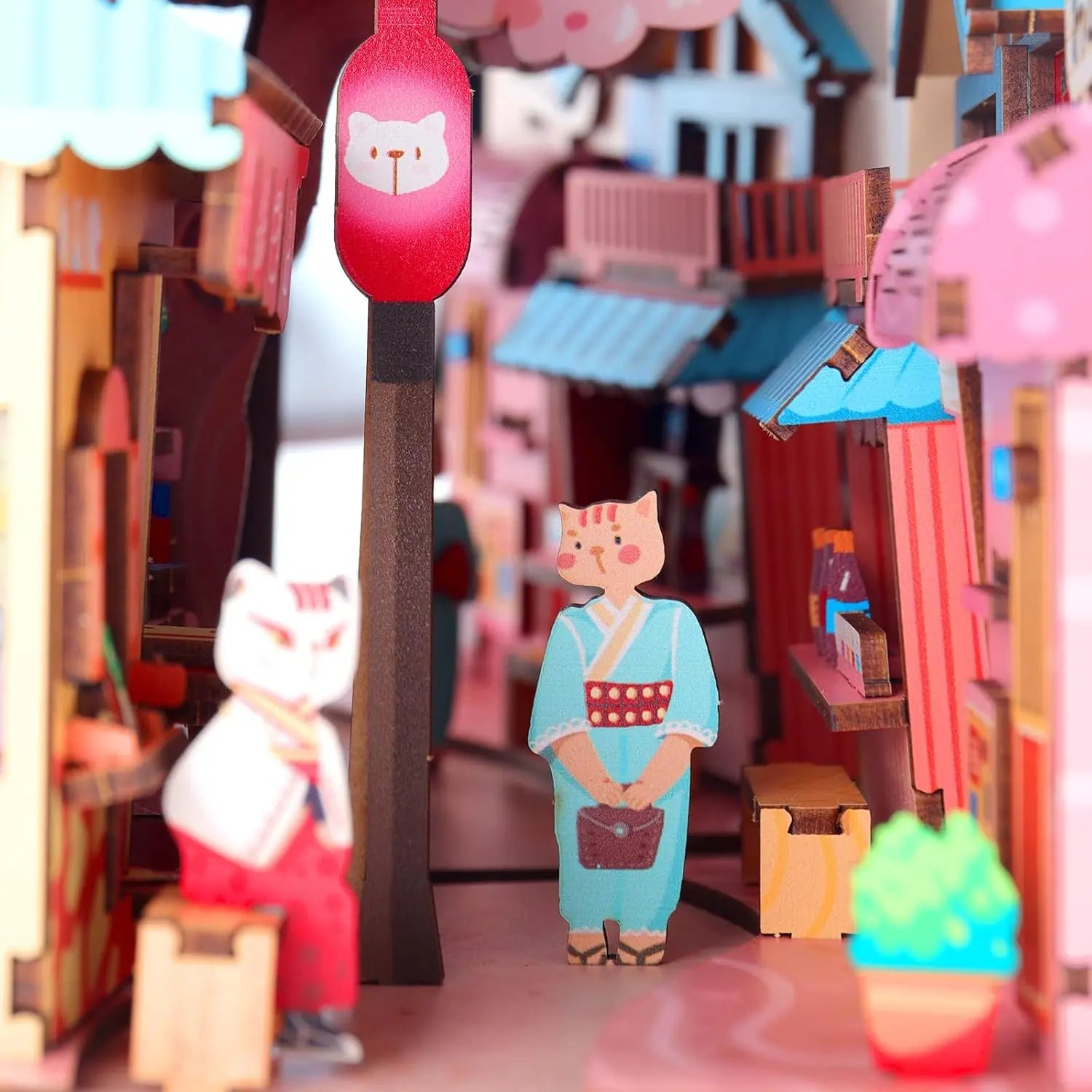 Book Nook Cat Grocery - Crafterra