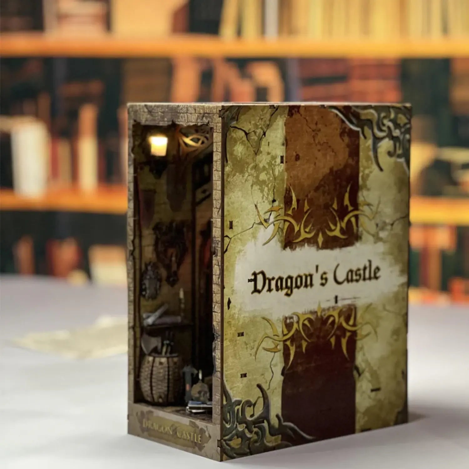 Book Nook Dragon Castle - Crafterra