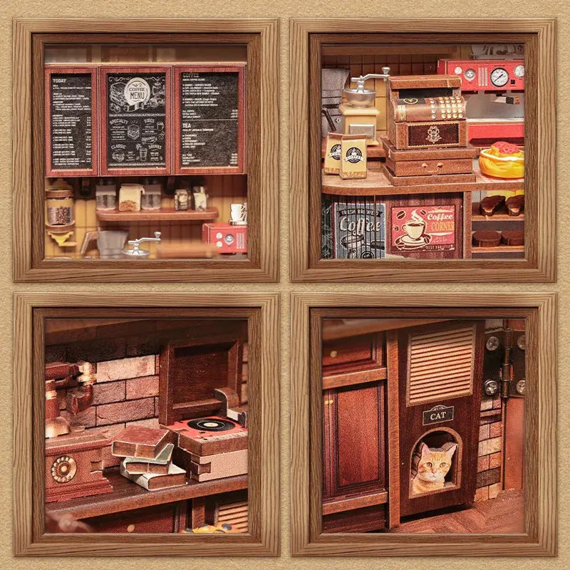 Book Nook Corner Coffee Shop - Crafterra
