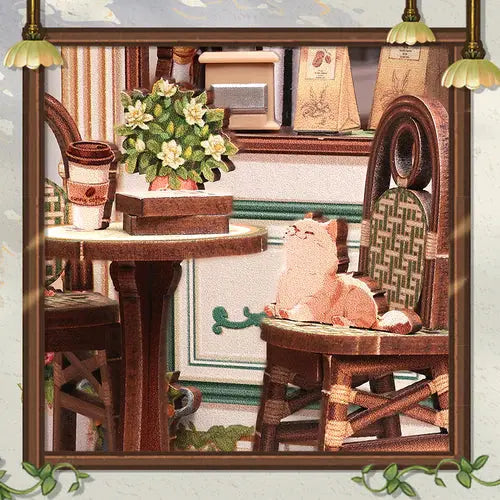 Book Nook Sunny Café - Crafterra