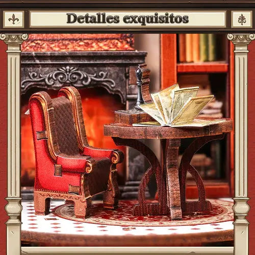 Maison Miniature Thames Bookstore - Crafterra