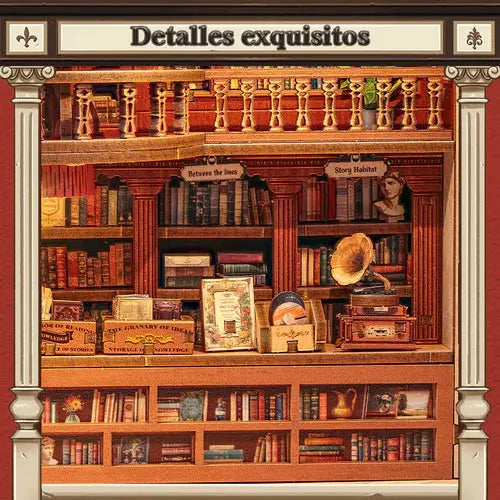 Maison Miniature Thames Bookstore - Crafterra