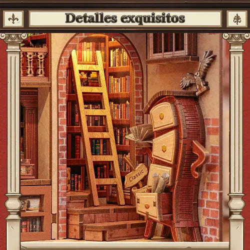 Maison Miniature Thames Bookstore - Crafterra