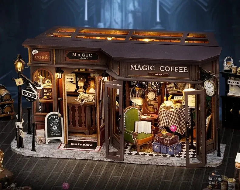 Maison Miniature Vintage Coffee Shop - Crafterra