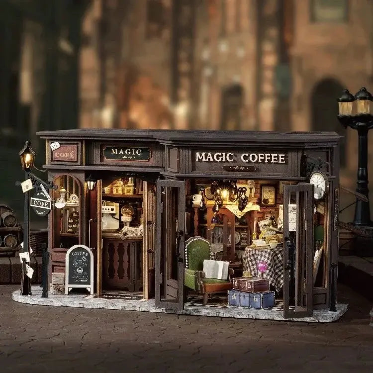 Maison Miniature Vintage Coffee Shop - Crafterra