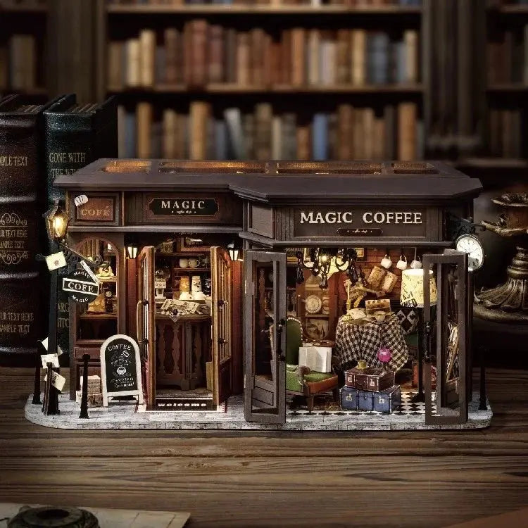 Maison Miniature Vintage Coffee Shop - Crafterra