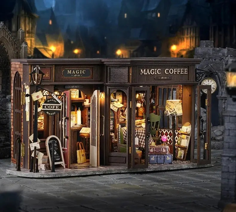 Maison Miniature Vintage Coffee Shop - Crafterra