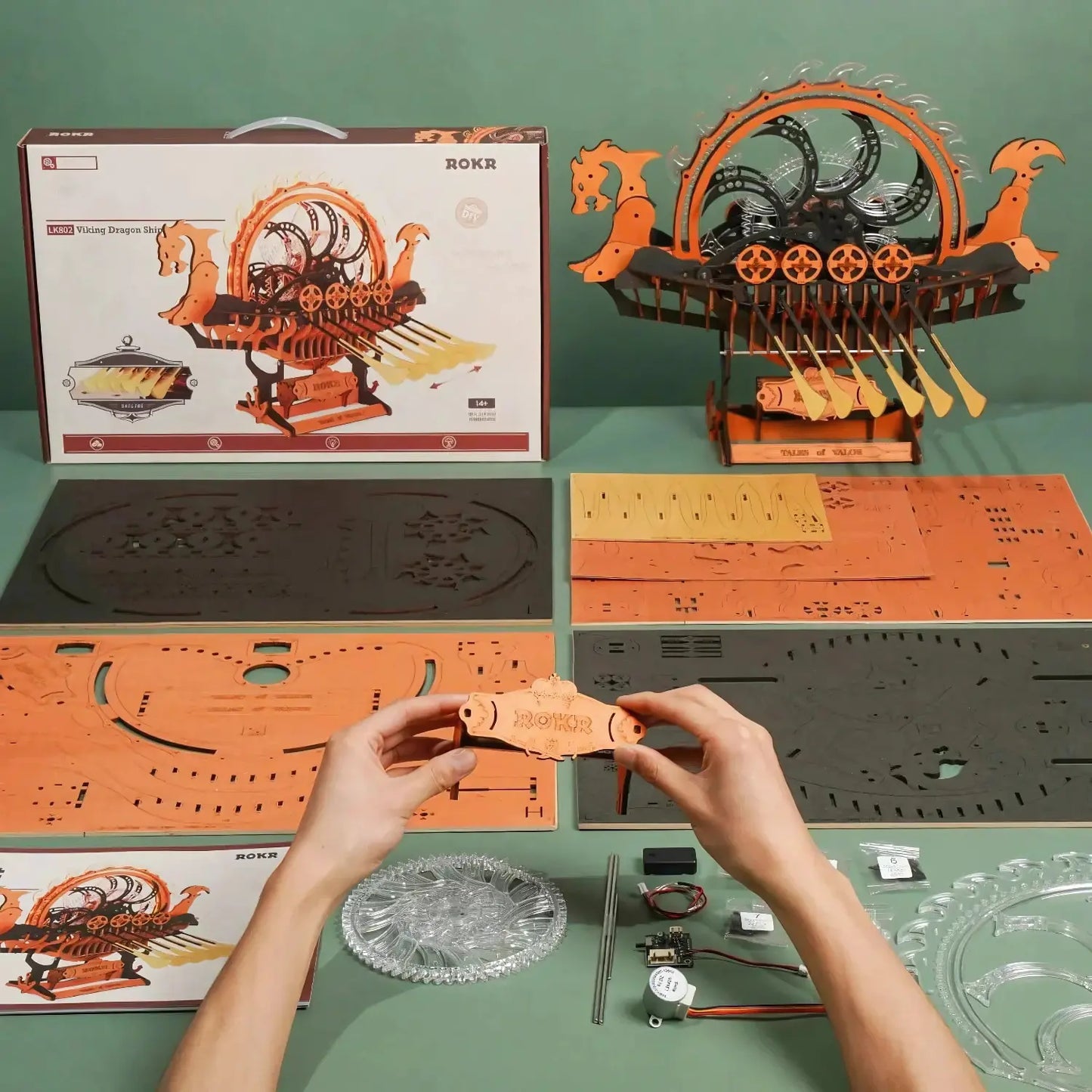 Puzzle 3D Drakkar Viking - Crafterra