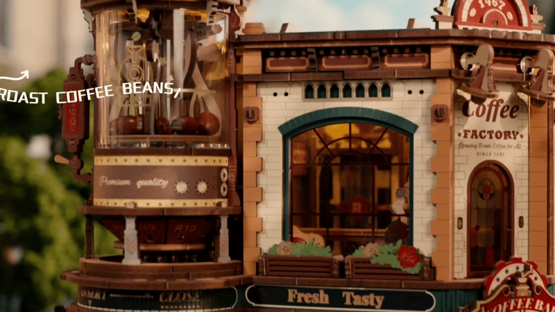 Puzzle 3D Dream Coffee Factory Crafterra