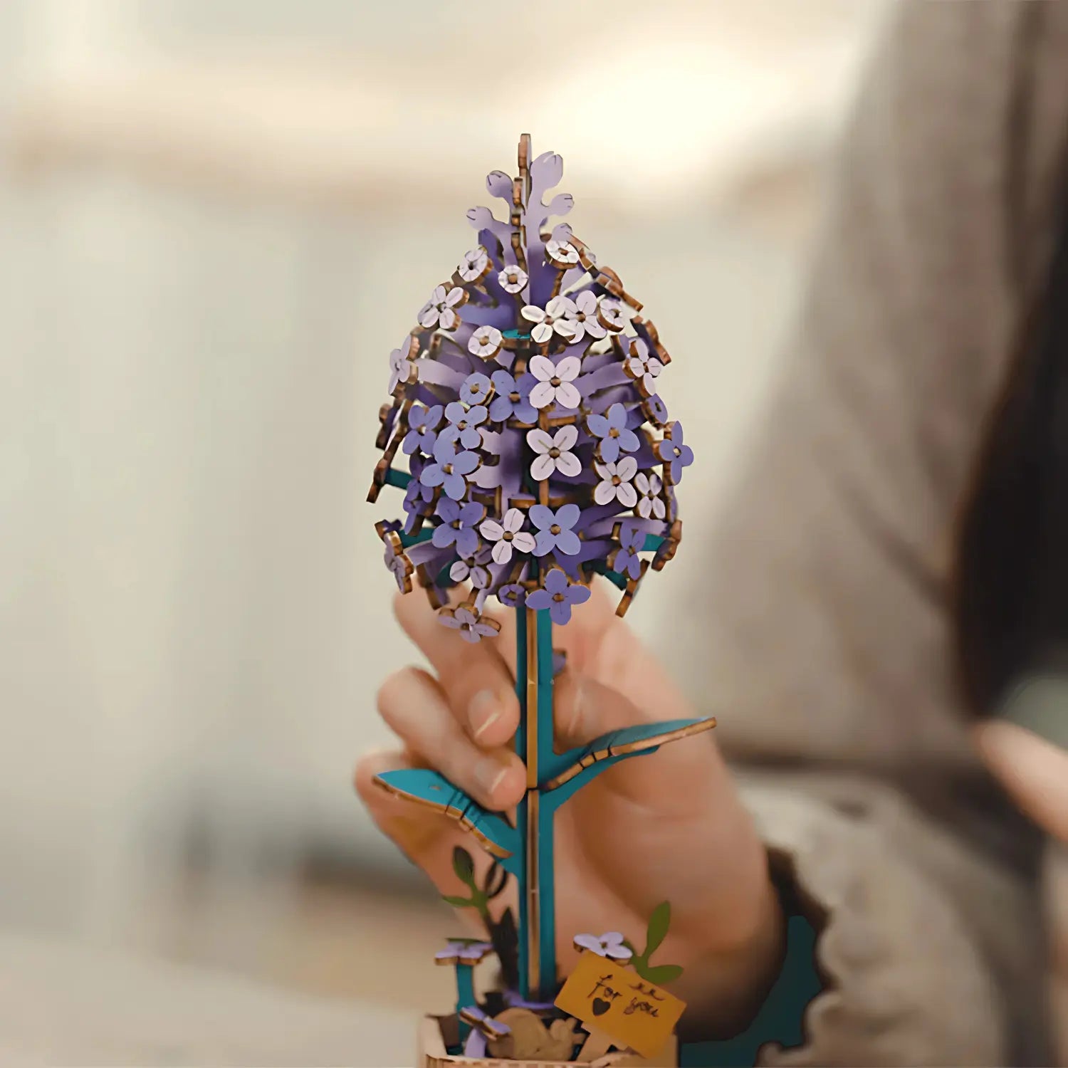 Puzzle 3D Lilas Crafterra