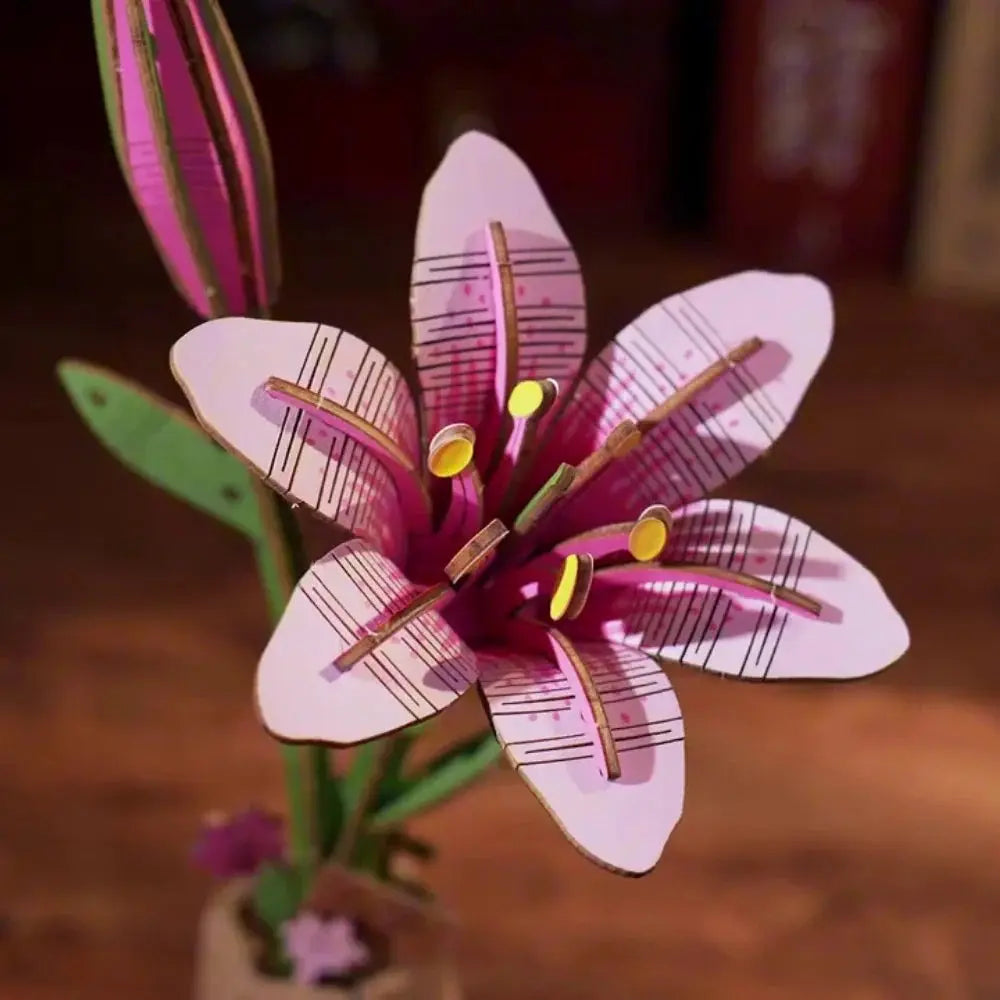 Puzzle 3D Lys Rose Crafterra