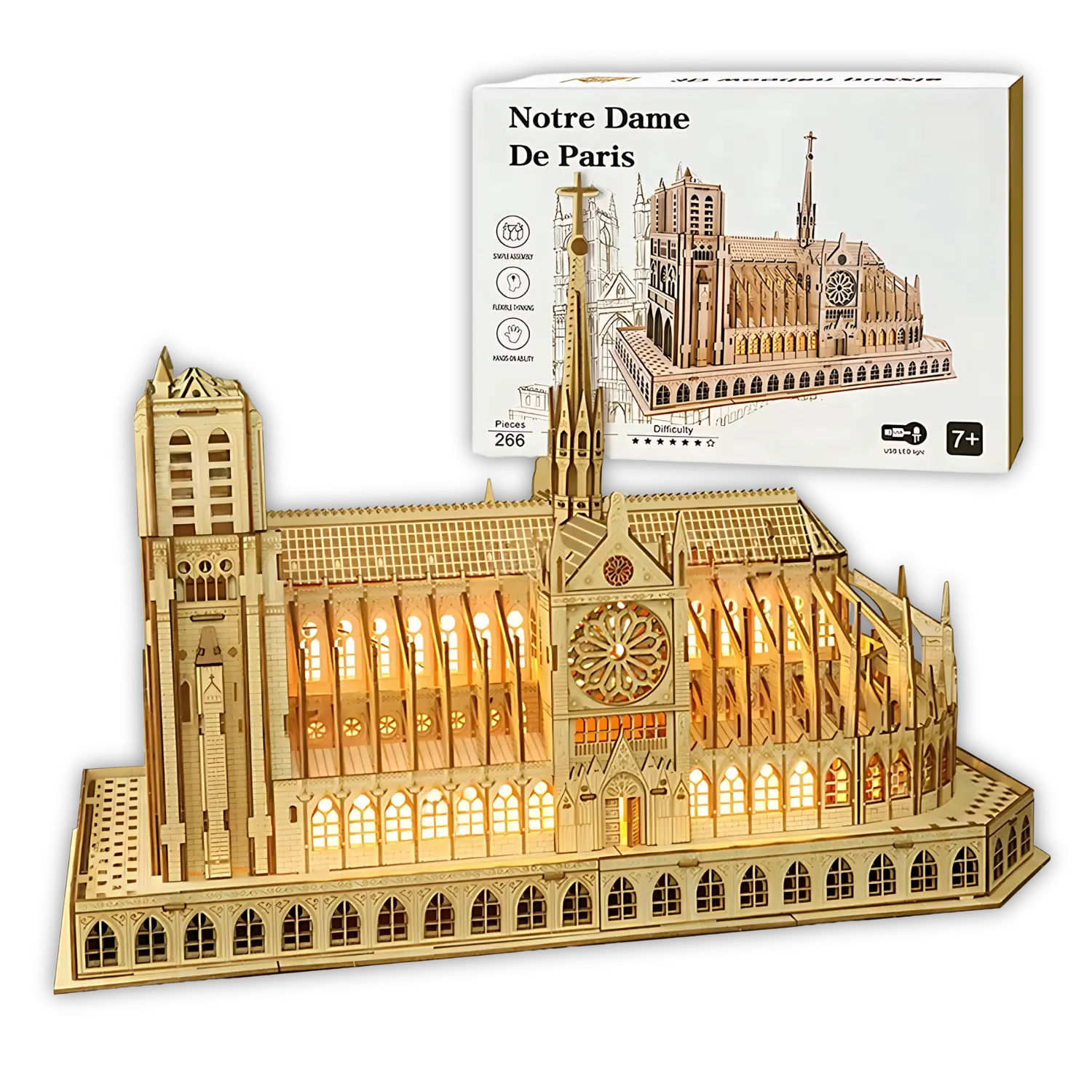 Puzzle 3D Notre Dame De Paris Crafterra