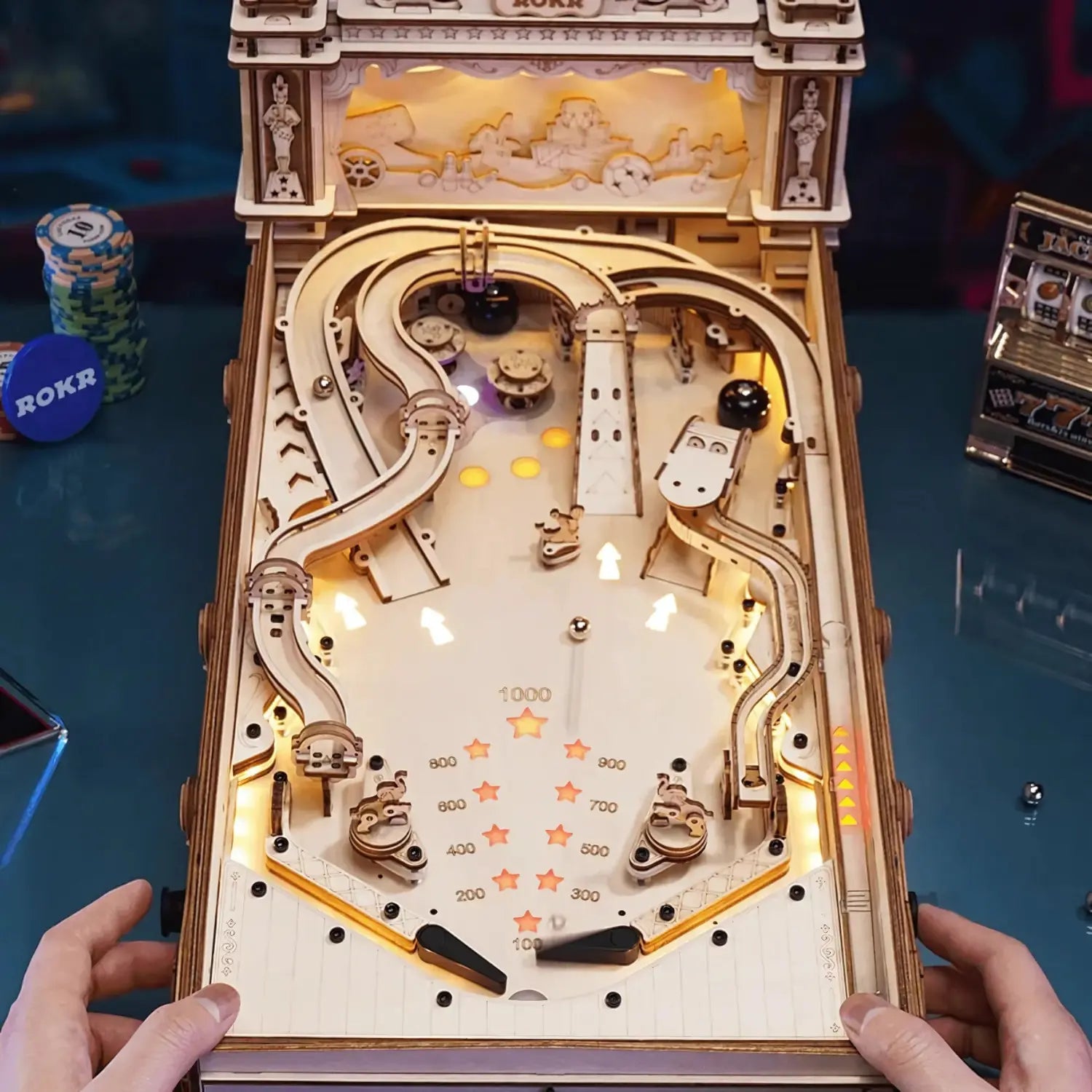 Puzzle 3D Pinball Machine - Crafterra